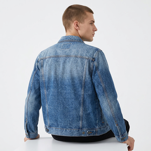Chaqueta de Mezclilla para Hombre, Estilo Casual, Otoñal, Color Índigo, con Botones, Lavada y Desgastada, Resistente al Viento y Transpirable, Nueva Llegada - Product Image 6