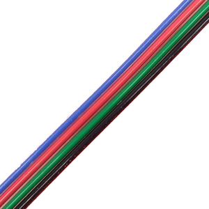 Cable Rgb Para Tiras Led 4 Hilos 0.50mm2 Vendido Por Metro - Product Image 1