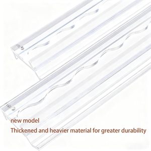 Premium Heavy-Duty Clear Acrylic Tile <b>Holders</b> with Smooth Slide Push Bars - Product Image 6