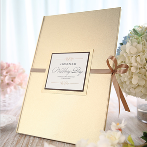 <span class=keywords><strong>Livre</strong></span> d'or de mariage personnalisé, accordéon concertina, reliure rigide, couverture à rabat - Product Image 6