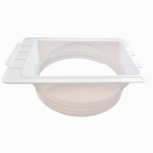 Professionnel Portable Blanc ABS Plastique 5.9 Pouces Carré Climatisation Connecteur Pièces Anti-Corrosion <span class=keywords><strong>Protection</strong></span> Solaire Manuel - Product Image 6
