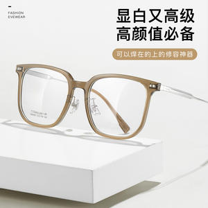 Montures de lunettes en titane IP M8085, rectangulaires, monture complète, légères, unisexes, verres en acrylique, origine Danyang - Product Image 2