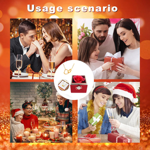 <span class=keywords><strong>Ideas</strong></span> de Productos Nuevos 2024 <span class=keywords><strong>para</strong></span> el Día de <span class=keywords><strong>San</strong></span> Valentín, Caja Giratoria con Rosa y Collar a Precio Económico <span class=keywords><strong>para</strong></span> Novia - Product Image 6