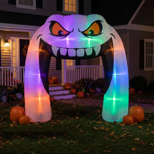 Calabaza Inflable Decorativa de PVC Personalizada para Halloween, Inflable para Exteriores - Product Image 6
