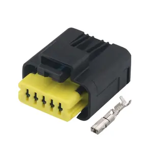 5 way FCI pbt gf30 Female wire connector automotive electrical socket plug housing for Valve Oil Pump 211PC052S0081