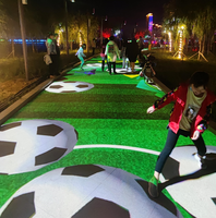 AR Proyektor Tampilan Holografik 3D Interaktif, Proyektor Tampilan Holografik 3D Interaktif Berinteraksi dengan Adegan Pencahayaan, Dinding Lantai, Proyeksi Mendalam, Game Taman Hiburan
