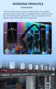 Cortina de Agua para Exteriores de Alta Calidad 2026 con Pantalla de Texto y Patrones, Imágenes Digitales DMX - Product Image 1