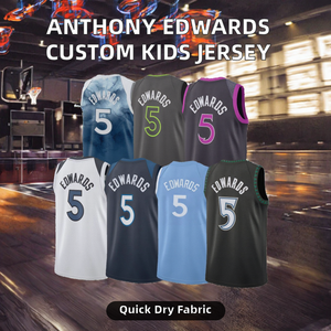 Camiseta de Baloncesto Anthony Edwards para Hombre, de la Mejor Calidad, Transpirable, Estampada, Personalizable, Sin Mangas, de Secado Rápido, 100% Poliéster - Product Image 2