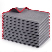 Paño de Limpieza de Microfibra de Fibra de Carbono, Sin Pelusas, para Ventanas de Auto, Toalla para Vidrios, Sin Rayas, para Detallado de Autos, Toalla para Lavado de Autos