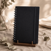 Carnet à spirales A5 avec logo personnalisé et bande élastique - Journal d'affaires promotionnel pour cadeaux d'entreprise