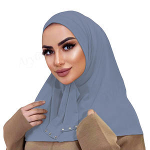 <span class=keywords><strong>2025</strong></span>年カスタム女性イスラム教徒インスタントヒジャブソリッドカラープレミアムファブリック通気性イスラム女性ヘッドスカーフイスラム教徒女性ヒジャブ - Product Image 5