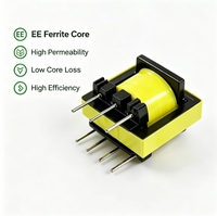Transformateur à impulsions personnalisé série EE /EEL/ETD/PQ/RM/EPC, transformateur à noyau en ferrite haute tension haute fréquence