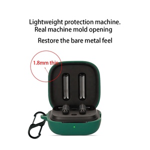 Funda protectora de silicona blanda para auriculares <span class=keywords><strong>QCY</strong></span> T13 <span class=keywords><strong>ANC</strong></span>, accesorios inalámbricos, muestras gratis - Product Image 5