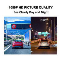 A22 1080P Écran IPS haute définition ADAS Caméra de bord de voiture Détecteur de radar de vision nocturne étanche Capteur G Enregistreur vidéo noir
