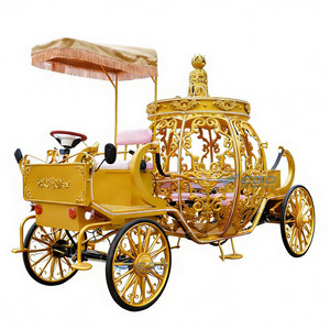 Chariot de princesse électrique Cendrillon en forme de citrouille, <span class=keywords><strong>prix</strong></span> d'usine, pour <span class=keywords><strong>mariage</strong></span>, carrosse royal Cendrillon - Product Image 2