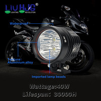 Lampe de travail LED 9 pouces 100W avec ambre DRL Auto Truck Accessoires de lampe de phare universels pour voiture hors route Auto