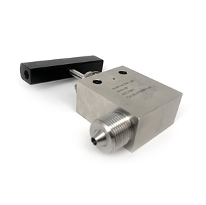 Válvula de aguja 1/8 NPT, válvula de aguja de ángulo de alta temperatura de embalaje de grafito, control de flujo de 1/4 pulgadas, válvula de parada de aguja Parker 6000psi - Product Image 3