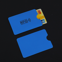 Étui de protection RFID étanche anti-vol pour cartes de crédit, porte-cartes personnalisé avec logo, anti-skimming, blindage RFID, sans fermeture