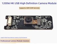 Industrielles 4K HD Webcam-Modul, 12MP Kameramodul für PC-Livestreaming