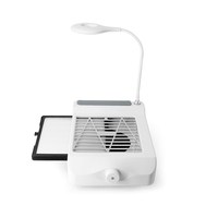 Collecteur de poussière pour ongles, multifonctions, 2 en 1, 60w, nouveau Design, avec lampe de Table Led,