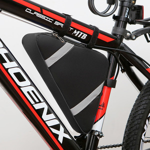 Bolsa impermeable para bicicleta de montaña, 1,2 L, con forro interior, correa desmontable, azul, negro, rojo, amarillo, verde - Product Image 2