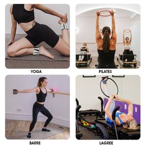 Accesorios de Yoga y Pilates, Pelota de Yoga y Pilates, Pesas Ajustables para Tobillos, Mancuernas de Silicona, Barra de Pesas, Equipo de Entrenamiento de Fuerza - Product Image 5