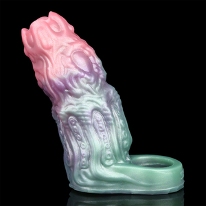 <strong>Hot</strong> Sale Soft Monster Modeling <strong>Penis</strong> Sleeve with Extender and Enlarger Enhancing Erection G-spot Dildo Sleeve for Men Sex Life - Product Image 5