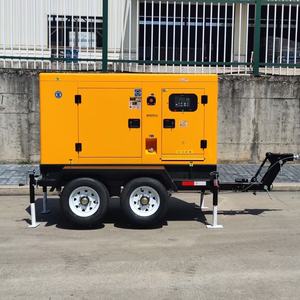 ชุดเครื่องกำเนิดไฟฟ้าแบบเคลื่อนที่โดยเฉพาะ80kVA 40kVA 60kVA แบบติดตั้งบนรถพ่วงชุดเครื่องกำเนิดไฟฟ้าดีเซล - Product Image 2