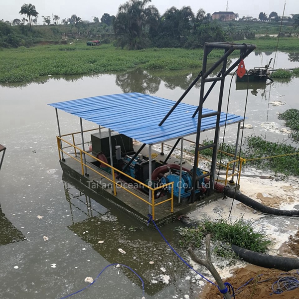 Портативная дренажная машина для очистки реки для небольшого дренажного оборудования