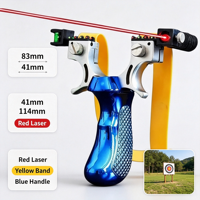 Lance-pierre de chasse de haute précision pour le tir en extérieur avec viseur laser, activités tactiques, lance-pierres et accessoires