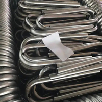 FHM pembakar lemak Stainless Steel, pembakar tabung lurus bentuk U untuk Pemanggang