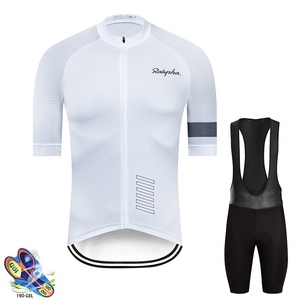 Nueva Ropa de Ciclismo de Verano <span class=keywords><strong>para</strong></span> <span class=keywords><strong>Hombre</strong></span>, Camiseta Blanca de Manga Corta, Transpirable, <span class=keywords><strong>Traje</strong></span> de Ciclismo de Carretera Competitivo de 300g con Logotipo Multiposición - Product Image 6