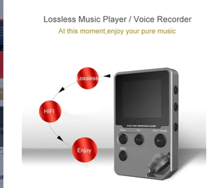 เครื่องเล่น MP3 แบบพกพาขนาด 1.8 นิ้ว HD บันทึกเสียงแบบไม่สูญเสียคุณภาพด้วยคลิกเดียว ดีไซน์ทันสมัย เหมาะสำหรับการเรียนรู้และความบันเทิง สินค้าขายดี - Product Image 5