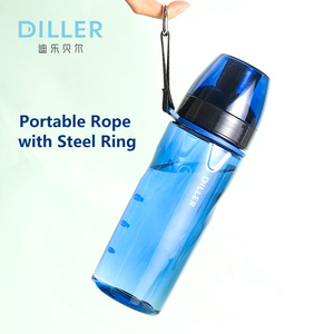 Respetuoso del medio ambiente libre de bpa de logotipo personalizado de los deportes de plástico beber botella de agua - Product Image 5