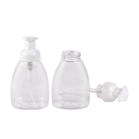 Flacon pompe à mousse ovale en PET réutilisable 250ml/300ml vide pour savon liquide, désinfectant pour les mains, nettoyant visage