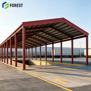 Almacén Logístico Prefabricado de Acero, Estructura Abierta, Alta Capacidad de Carga, Pavilión de Tránsito - Product Image 1
