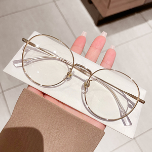 Bán buôn titan kim loại khung quang học Chống ánh sáng màu xanh kính thời trang vòng kính mắt cho phụ nữ người đàn ông - Product Image 3