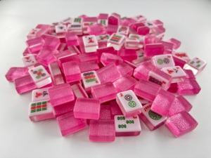 เครื่องเล่นไพ่นกกระจอกอัตโนมัติอะคริลิกสุดหรูสไตล์อเมริกันยุคใหม่ 160 ชิ้น เป็นมิตรกับสิ่งแวดล้อม สีสันปรับแต่งได้ พกพาสะดวก เหมาะสำหรับการเดินทาง - Product Image 5