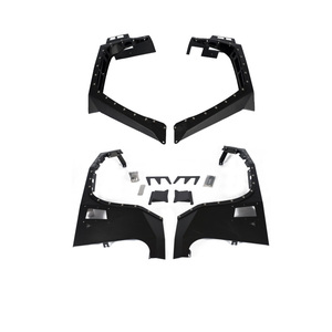 Extensions de passage de roue durables de Style armure de haute qualité fusées de garde-boue avant arrière pour <span class=keywords><strong>Jeep</strong></span> <span class=keywords><strong>Wrangler</strong></span> <span class=keywords><strong>JK</strong></span> 2007-2017 - Product Image 1