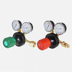 Regulador de Oxígeno (CGA-540) y Regulador de Acetileno (CGA-510) para Soldadura y Suministros de Soldadura con Medidor de Gas Estilo Americano - Product Image 5