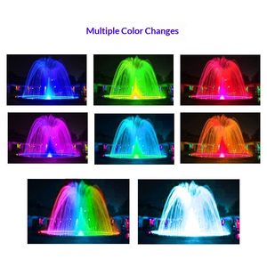 EMAUX EL-F <span class=keywords><strong>Fontaine</strong></span> de <span class=keywords><strong>piscine</strong></span> et spa en acier inoxydable avec cascade, douche LED, sûre, durable, <span class=keywords><strong>pour</strong></span> usage familial et commercial, 9W 12V, alimentation par batterie - Product Image 3