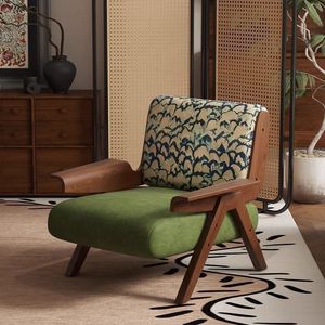 <span class=keywords><strong>Fauteuil</strong></span> simple en bois massif électrique, style français antique-rétro, pour <span class=keywords><strong>salon</strong></span>, balcon, chambre, loisirs, motif zèbre - Product Image 2