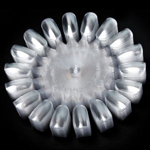 18 Tips Sunflower Nail Display Wheel Gel Polish Color Swatch Board Pre-designed ABS False Nail Practice Manicure Tool Salon - Product Image 4