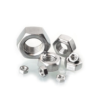 Mur baut tipis heksagonal SUS304 3/4 inci Din439, baja tahan karat 304 A2-70/A4-80, mur heksagonal tipis 18-8