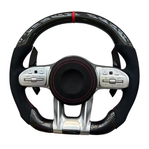 Volante de Fibra de Carbono para <span class=keywords><strong>Mercedes</strong></span> Benz Clase C Cla C200 G55 C300 Amg W203 W204 W205 W211 W213 W463 S205 A45s Cla 250 - Product Image 6