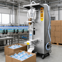 Équipement de remplissage et d'emballage simple d'utilisation pour le lait avec une machine de scellage efficace, machine de remplissage automatique de liquides