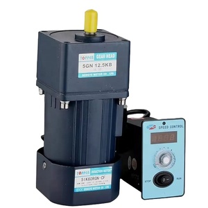 AC Gear Motor Reducer 5IK60RGN-CF+5GN80K, 60W with Speed Controller 5IK for <b>Warehousing</b> - Product Image 1