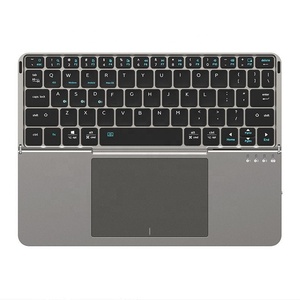 Clavier pliable universel pour tablette avec étui, clavier sans fil fin avec pavé tactile, support pliable multi-angles pour iPad Pro Air 7 - Product Image 4