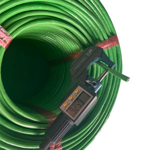 Diámetro 0,8mm * 2 Tipo K Conductor sólido Cable de extensión aislado de PVC <span class=keywords><strong>verde</strong></span> y blanco - Product Image 3