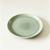 EKA 2026 Nouvelle Tendance Service de Table Vert Pistache – Bol et Assiette en Céramique Mate Verte pour Hôtels et Complexes – Fournisseur OEM/ODM